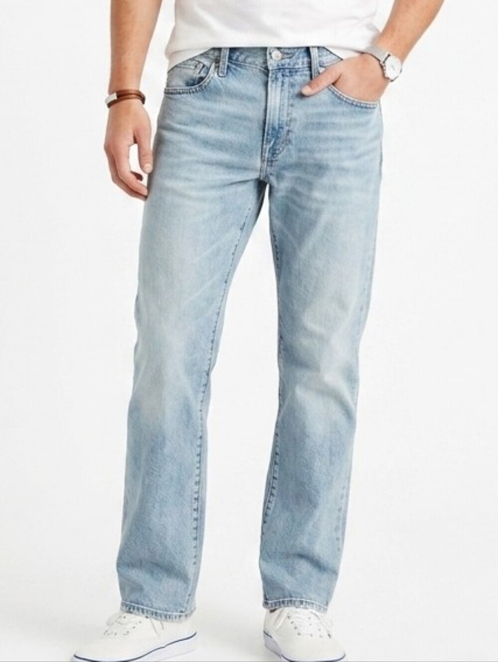 American Eagle Outfitters Original Boot Cut Jeans Men's 33x30 Light Wash